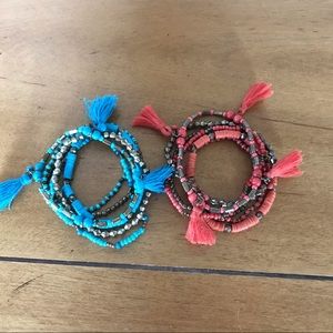 Mixit Tassel Stretch Bracelets